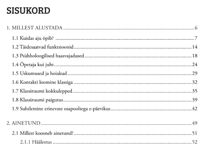 sisukord 1